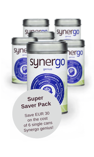 Synergo genius - nutrient mix: memory formula, 6-pack product picture