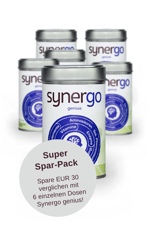 Synergo genius - Nährstoff-Mix: Gedächtnisformel, 6er-Pack Produktbild
